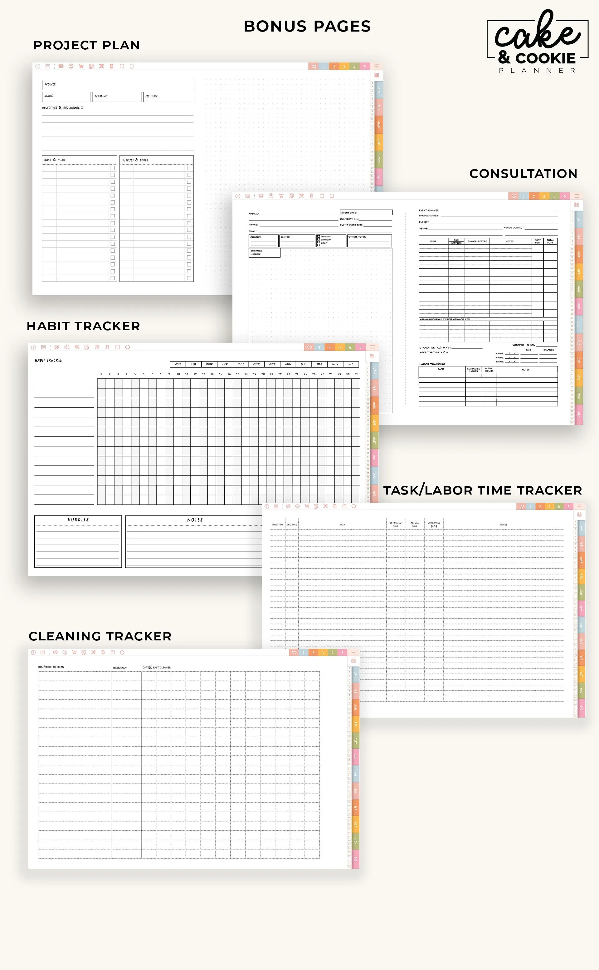 2025 Digital Planner for iPad and Tablets - Flour Child (LIMITED Edition)