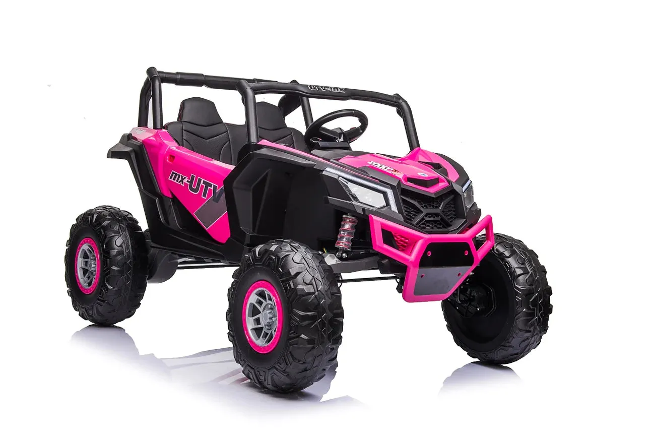 2025 Upgraded UTV XMX613 XXL | 4x4 | 24V | 2 Seater Ride-On | MP3 | Leather Seats | Rubber Tires | Remote