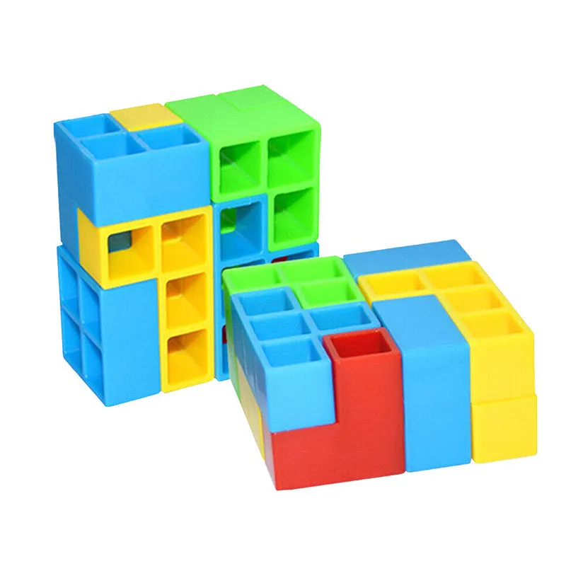48 PCs Russian Jenga Interactive Stackable Building Blocks Kid's Toy