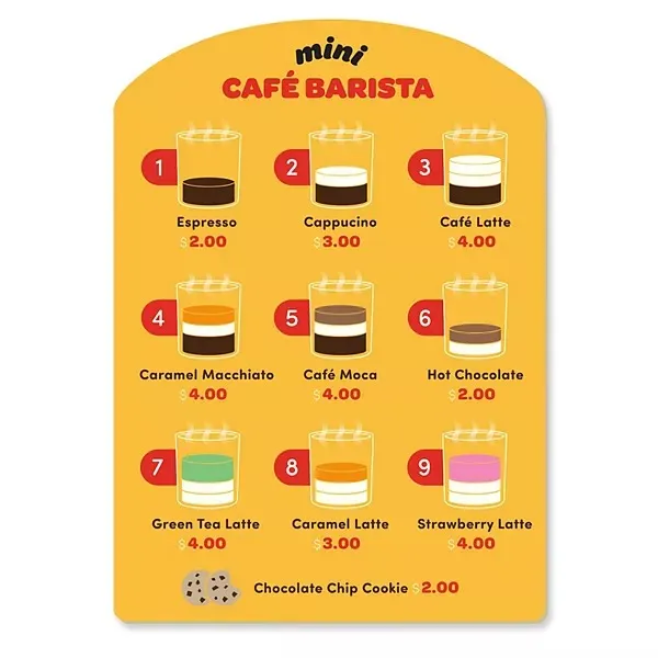 Battat - Mini Barista Wooden Playset