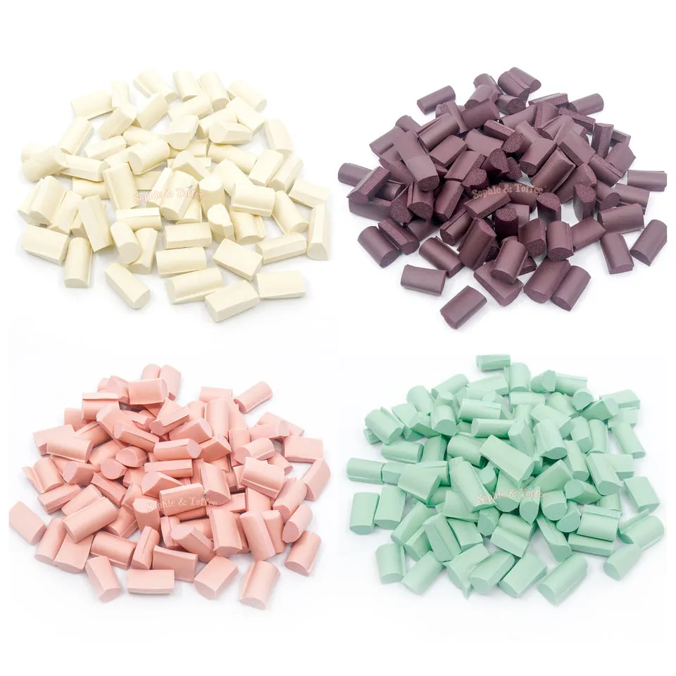 Chocolate Foam Fake Toppings (~70 pieces)