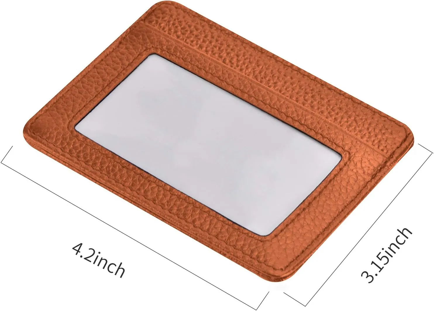 EASTNIGHTS Credit Card Holder Slim Wallet Leather Minimalist Wallet with ID Window