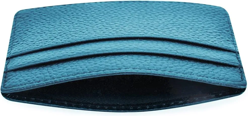 EASTNIGHTS Credit Card Holder Slim Wallet Leather Minimalist Wallet with ID Window