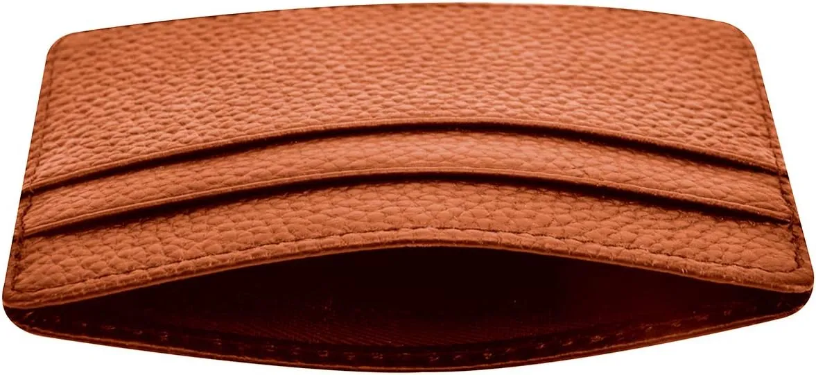 EASTNIGHTS Credit Card Holder Slim Wallet Leather Minimalist Wallet with ID Window