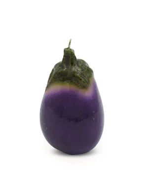 Eggplant candle