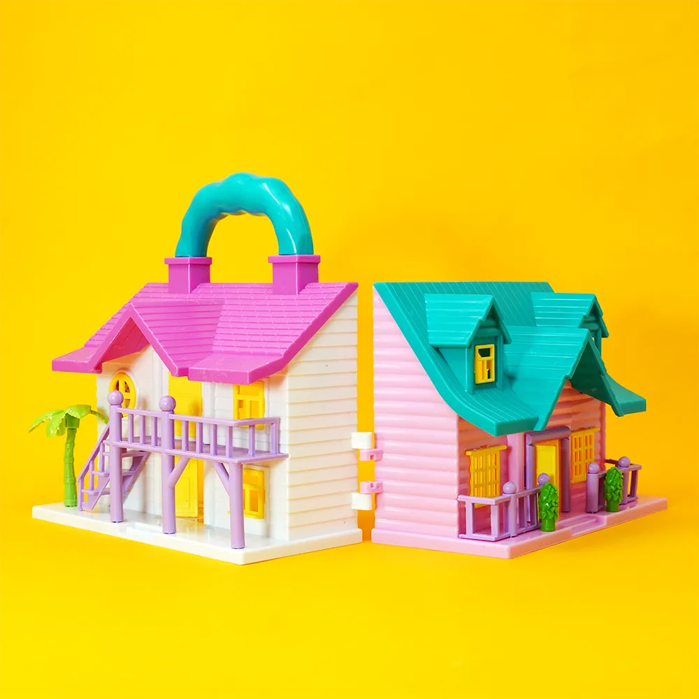 Foldable Funny House Doll Playset Doll House
