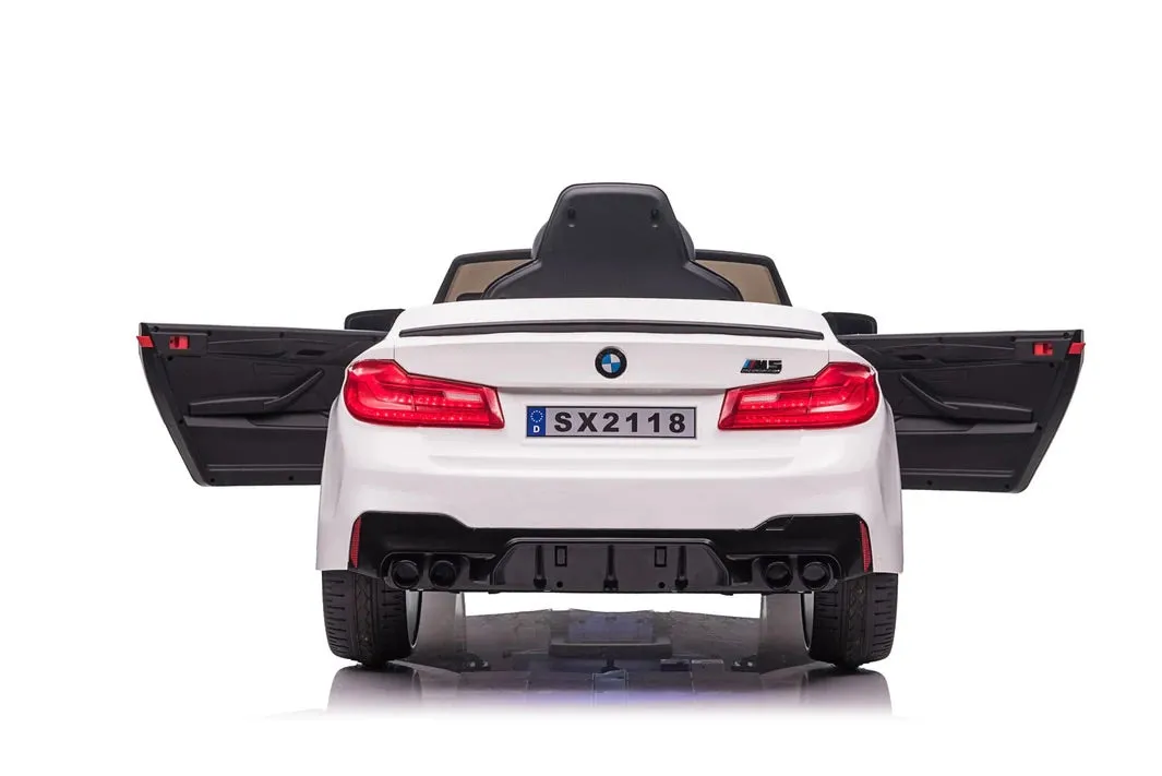Licensed 2025 BMW M5 Ride-On | 12V 14AH | Leather Seat | Rubber Tires | Upgraded | 1 Seater | 4 Colours | Remote
