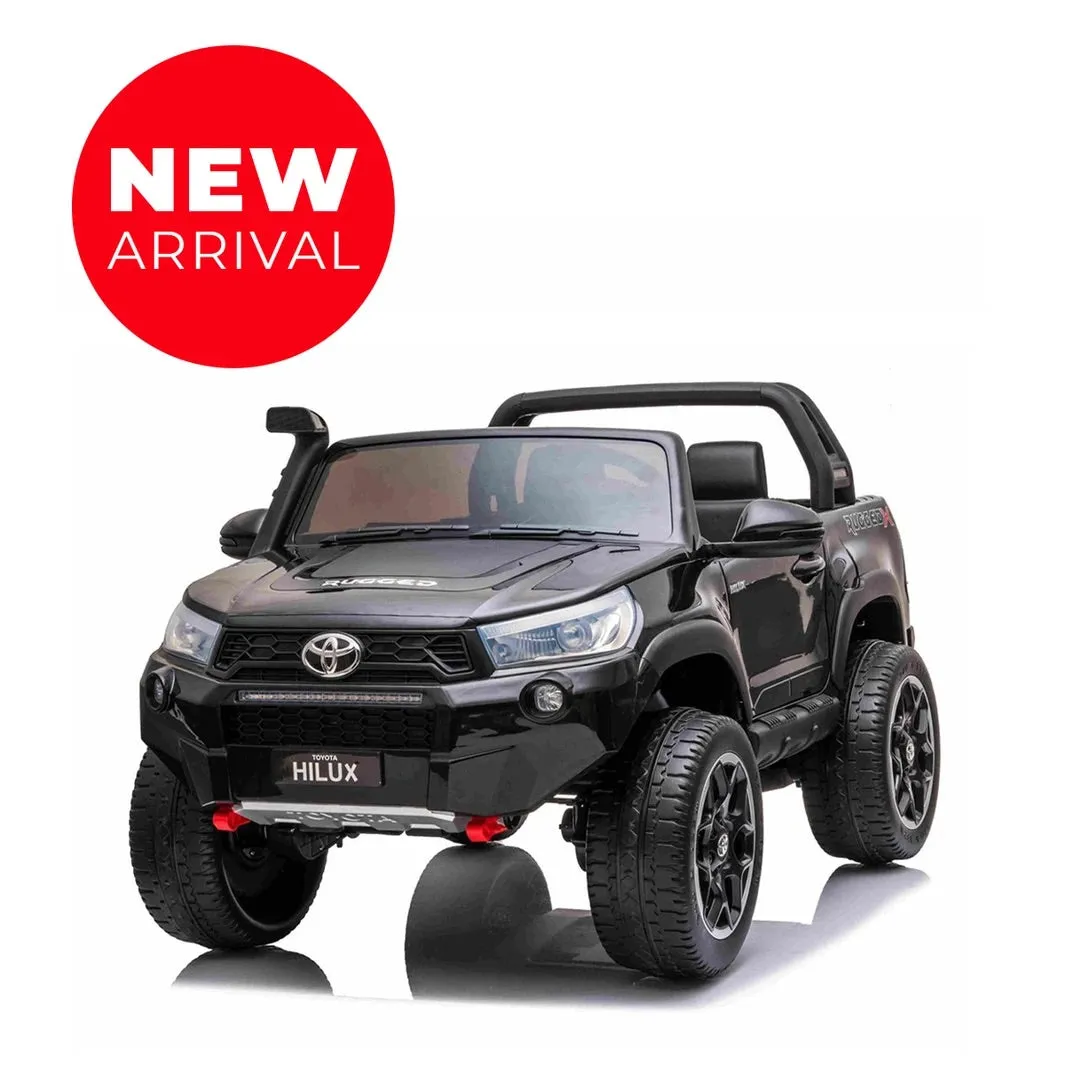 Licensed 2025 Toyota HiLux Ride On Car | 24V | 2 Seater | Upgraded | Leather Seats | Rubber Tires | Remote