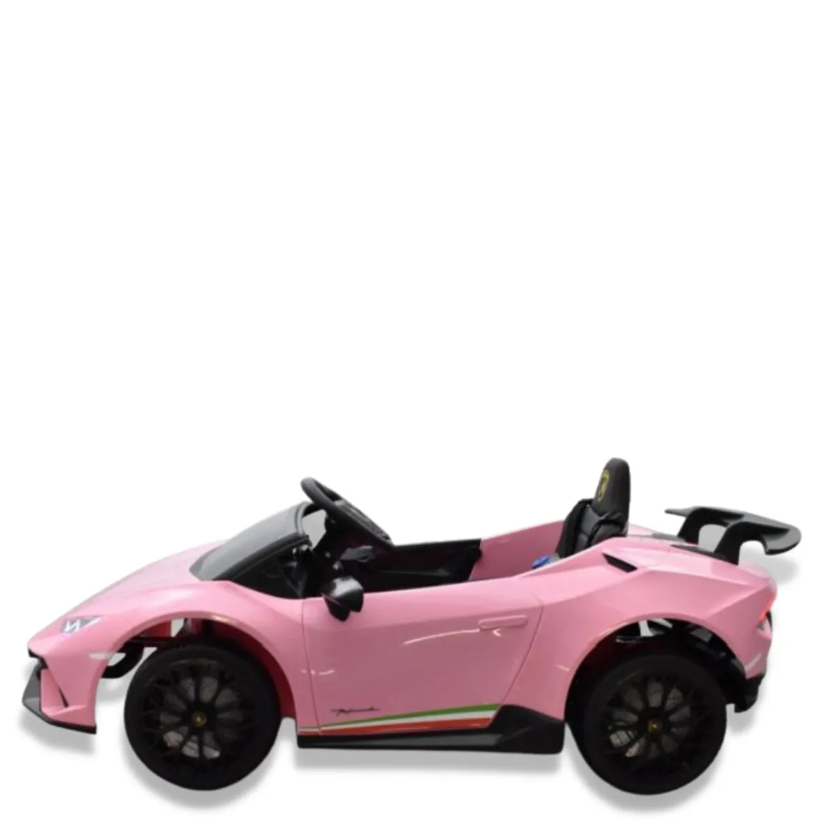 Licensed 2025 Upgraded Lamborghini Huracan 12V Ride-On | Leather Seat | Rubber Tires | 1 Seater | Remote