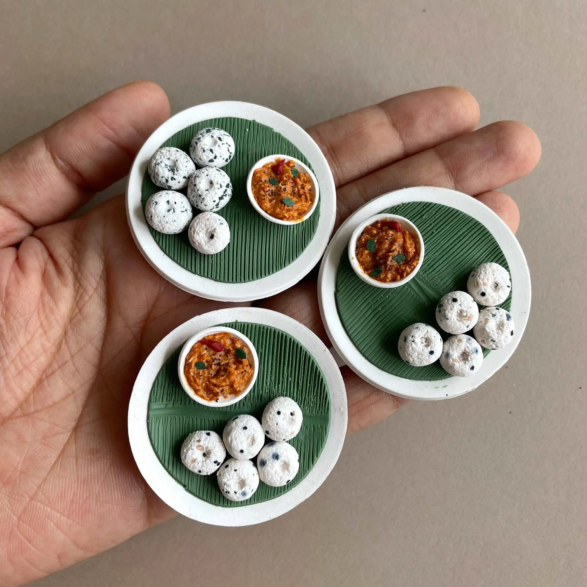 Mangalore Pundi South Indian Miniature Food Magnet