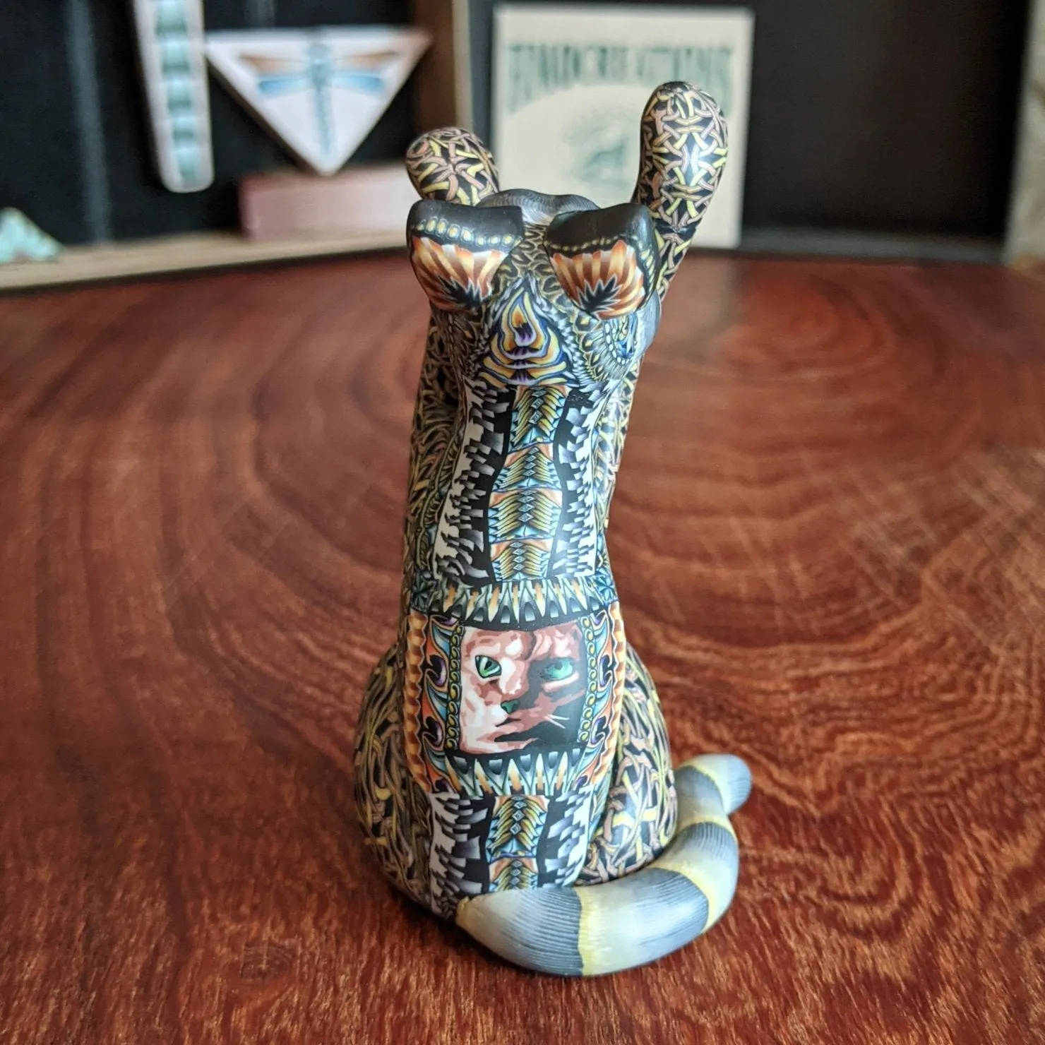 "Cat Paw Lift" Fimocreation by Jon Anderson GF-FCB