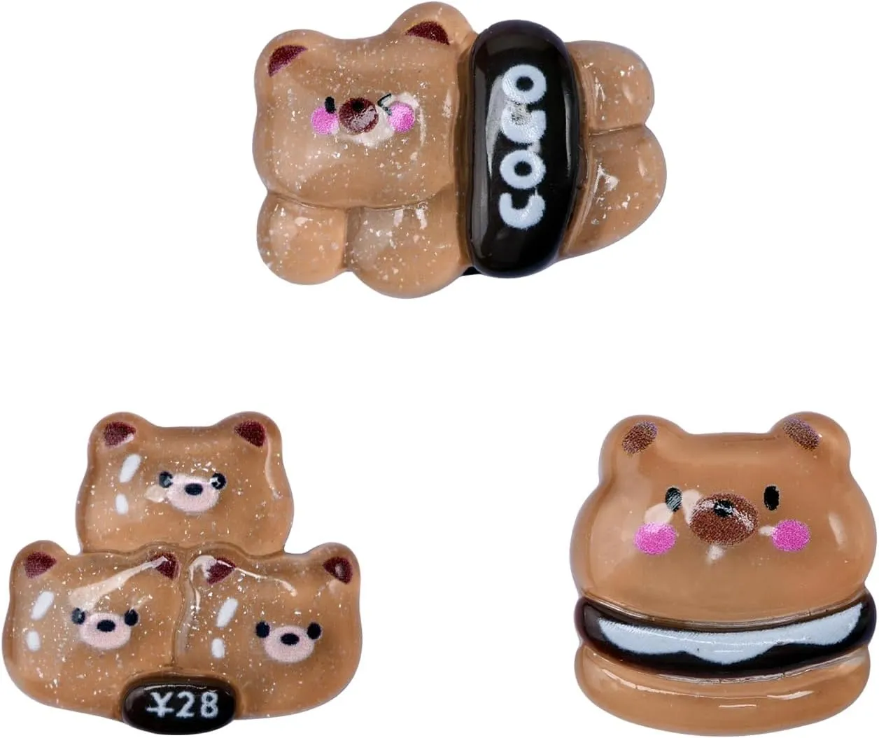 Resin Shoe Decoration Charms Summer Dopamine Shoe Accessories Charms for Girls Women Party Favors Gifts