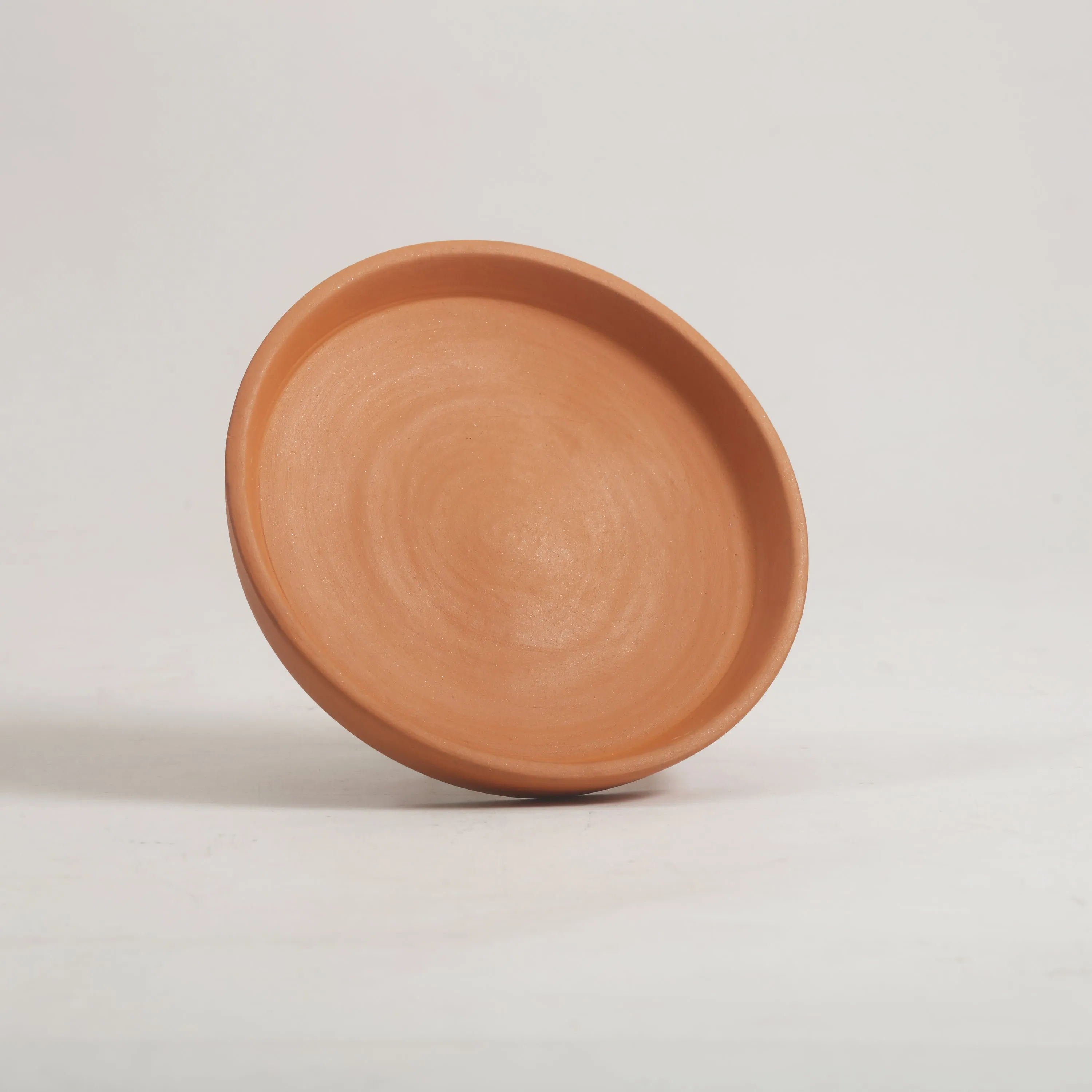 Terracotta Miniature Tea Pot Cup Plate Set - 6 Items Kid's Play